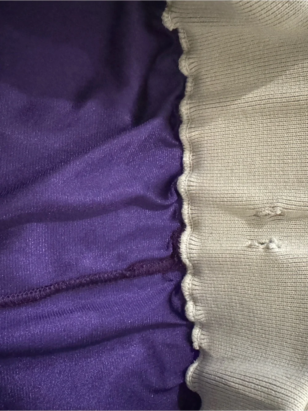 Cliff Keen Athletic Purple Shorts with Gold Trim